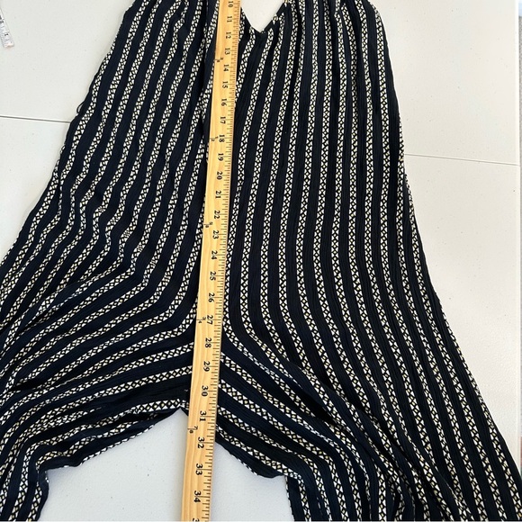 Billabong Wide leg Jumpsuit Small Black White - Picture 8 of 10